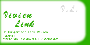 vivien link business card